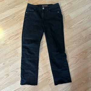 Santana Women's Classic Black Straight Leg Jeans